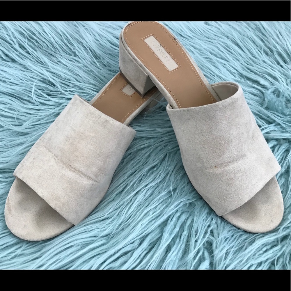 Open Toed Mules